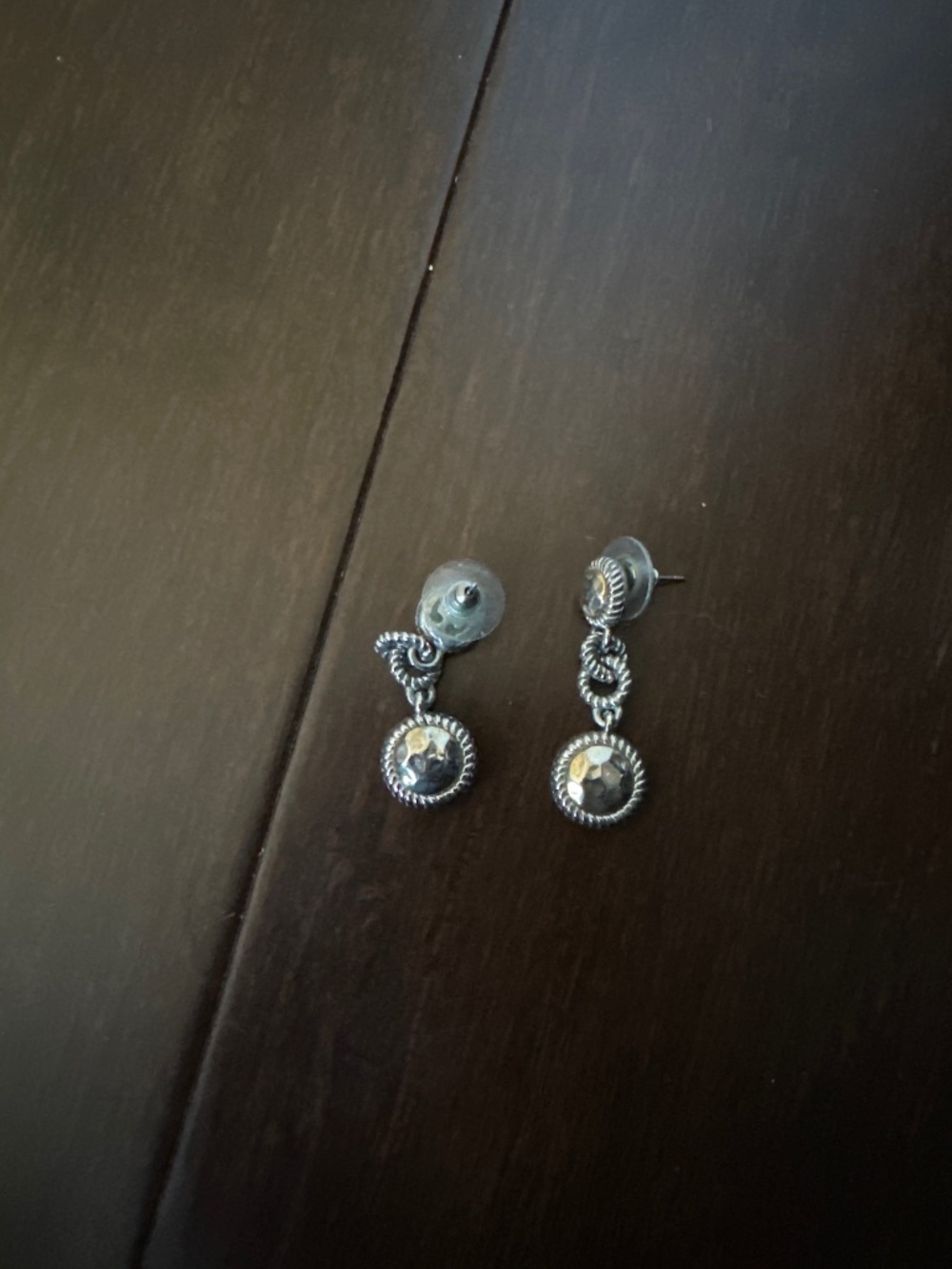 Silver earrings